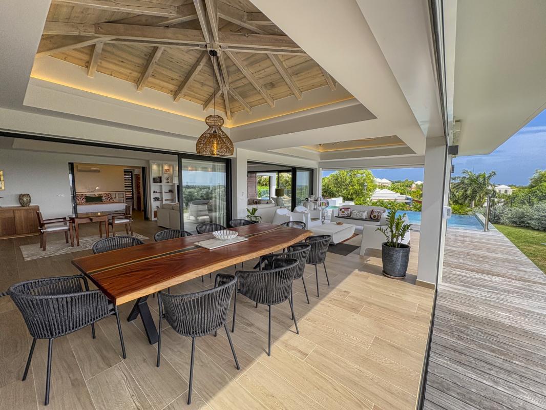 12.Location villa piscine Saint François Guadeloupe_terrasse